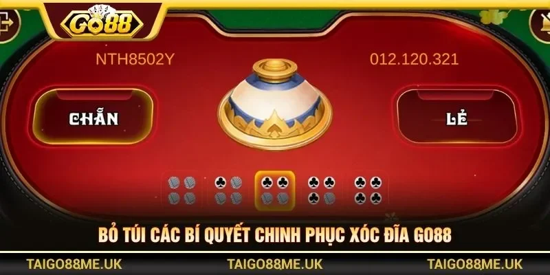 Bỏ túi các bí quyết chinh phục xóc đĩa Go88