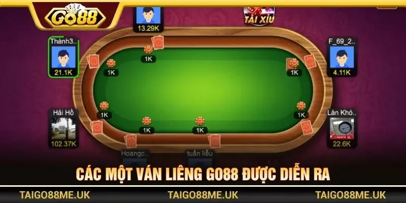 Cách một ván liêng GO88 được diễn ra
