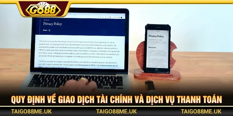 Điều kiện điều khoản về dịch vụ thanh toán