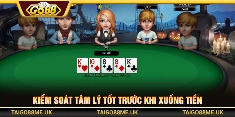 Kiểm soát tâm lý tốt trước khi xuống tiền