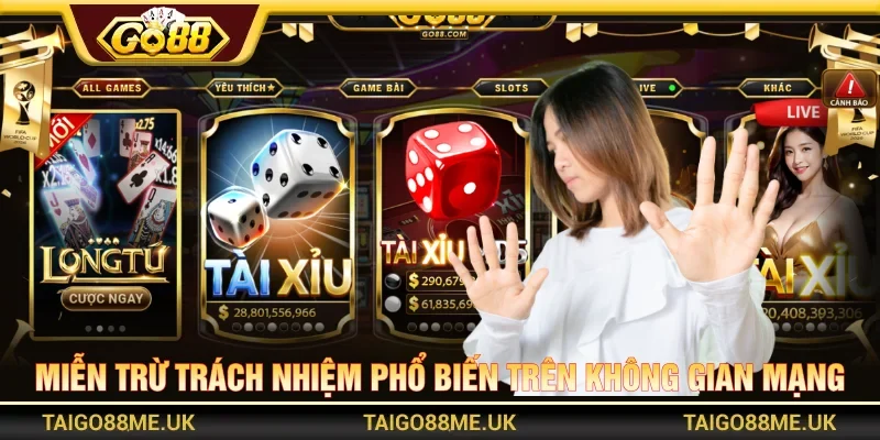 Miễn trừ trách nhiệm trên không gian mạng